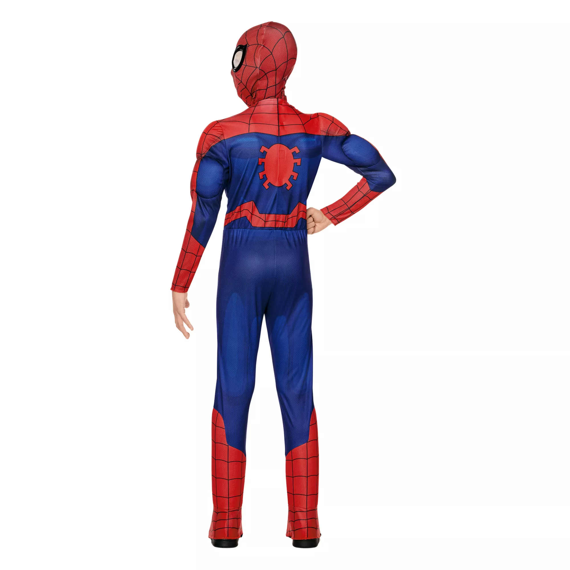 Kids Classic Spider-Man Muscle Jumpsuit Costume at Spirit Halloween