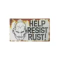 Iron Man Help Resist Rust Sign - Marvel at Spirit Halloween