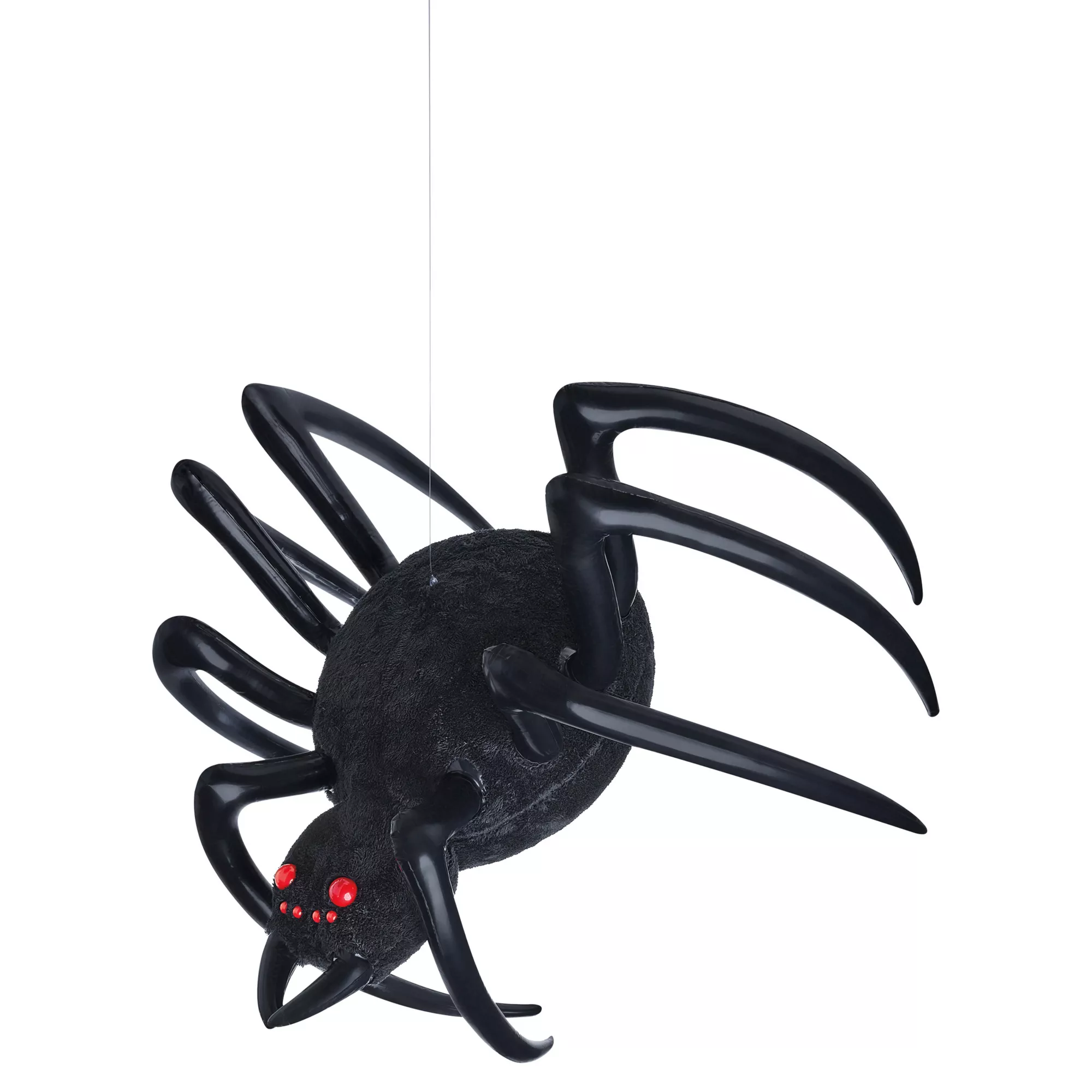 4 Ft Hanging Inflatable Furry Spider at Spirit Halloween