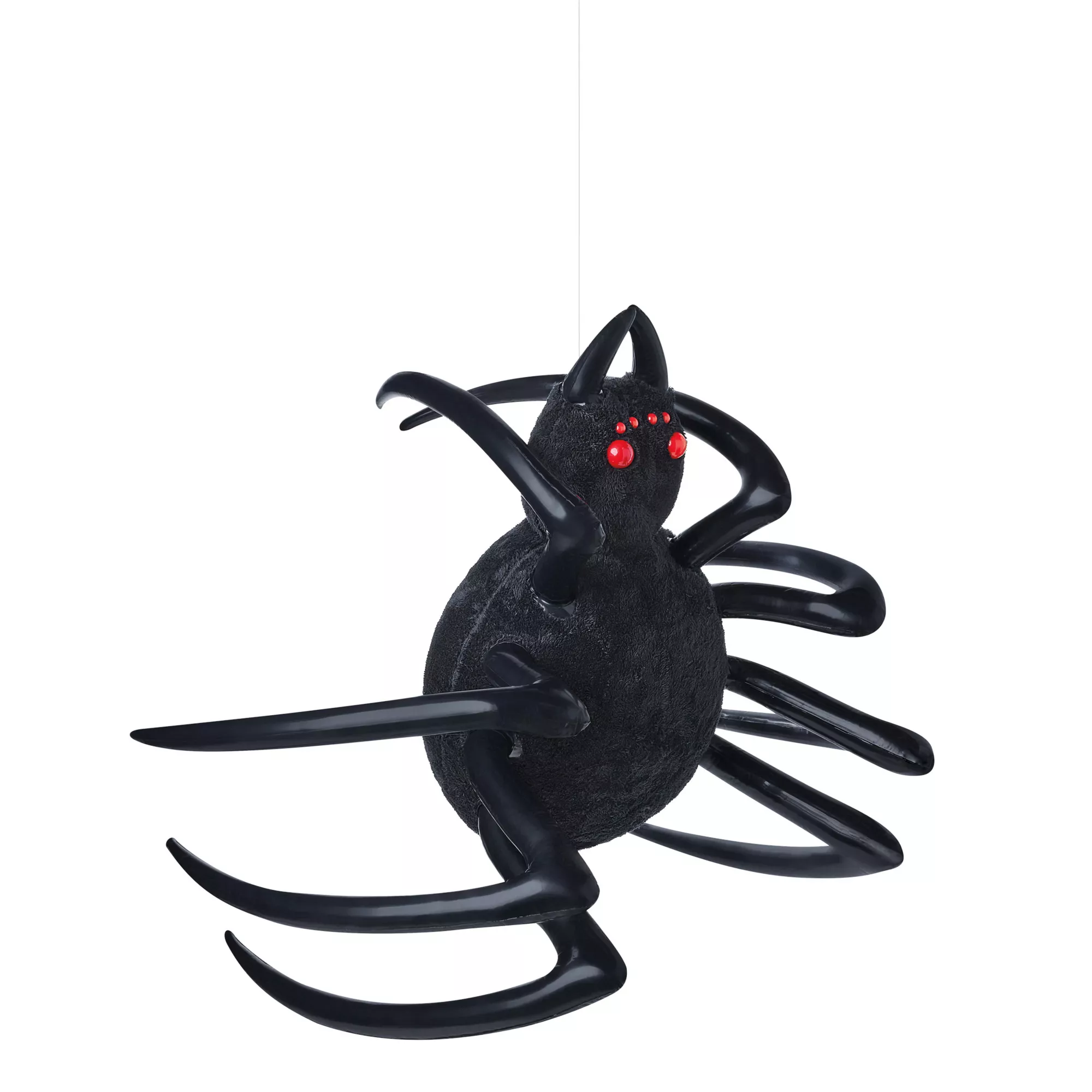 4 Ft Hanging Inflatable Furry Spider at Spirit Halloween