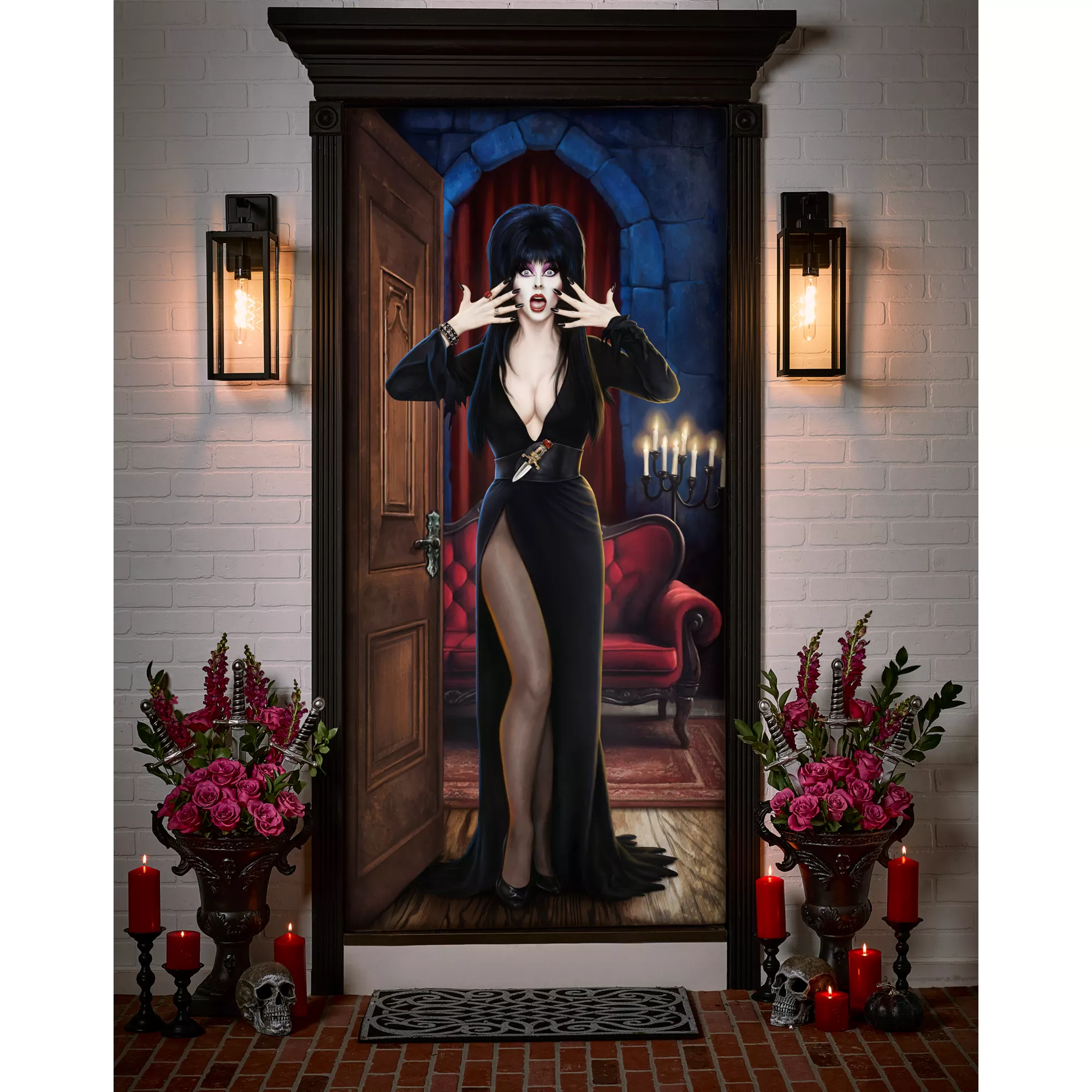 Elvira Door Cover at Spirit Halloween