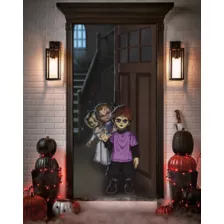 Chucky Family Door Cover at Spencer's