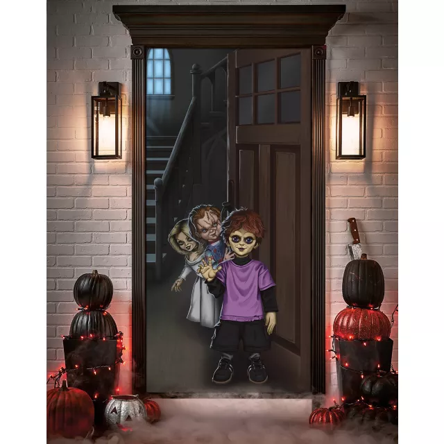 Chucky Family Door Cover at Spencer's