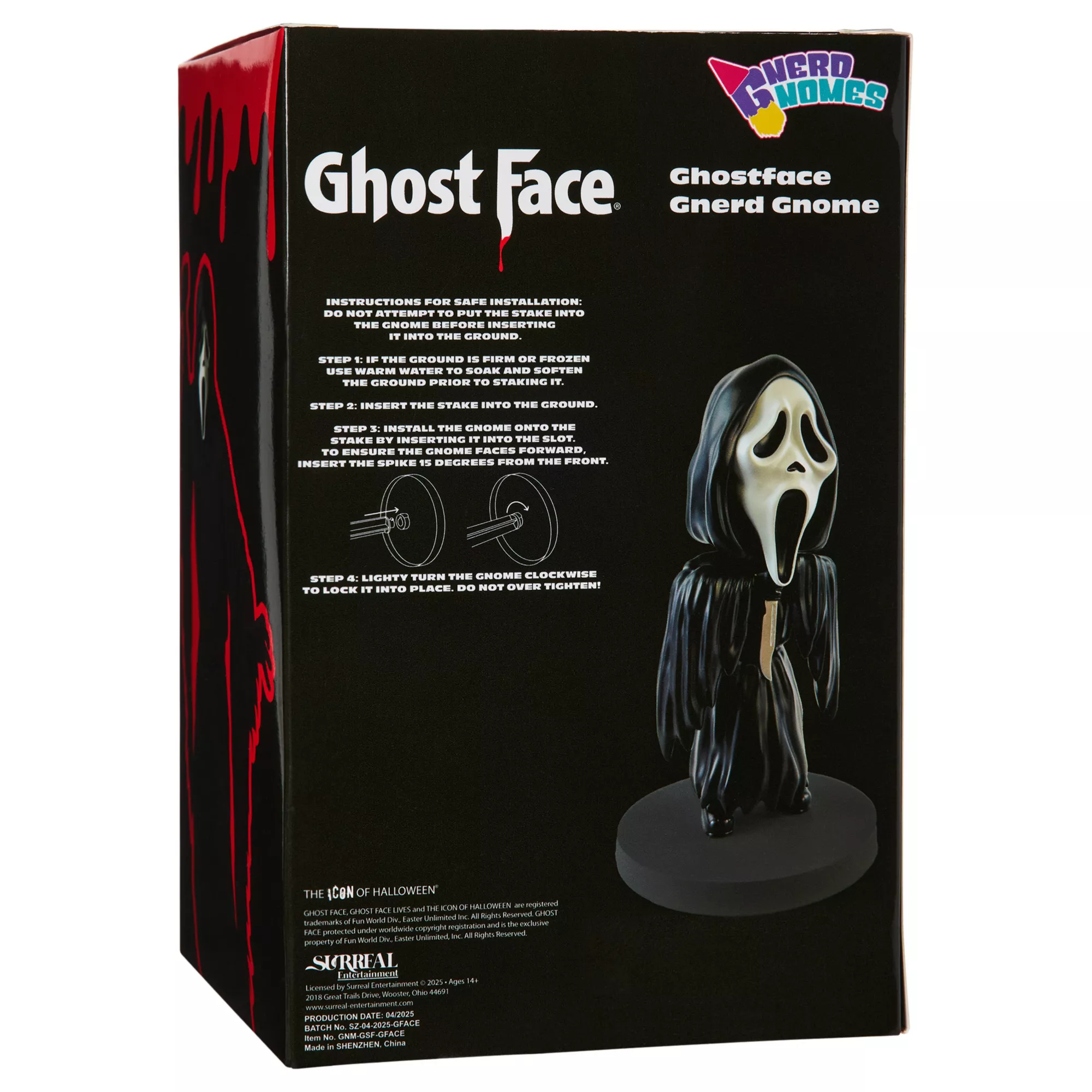 Ghost Face Lawn Gnome at Spirit Halloween