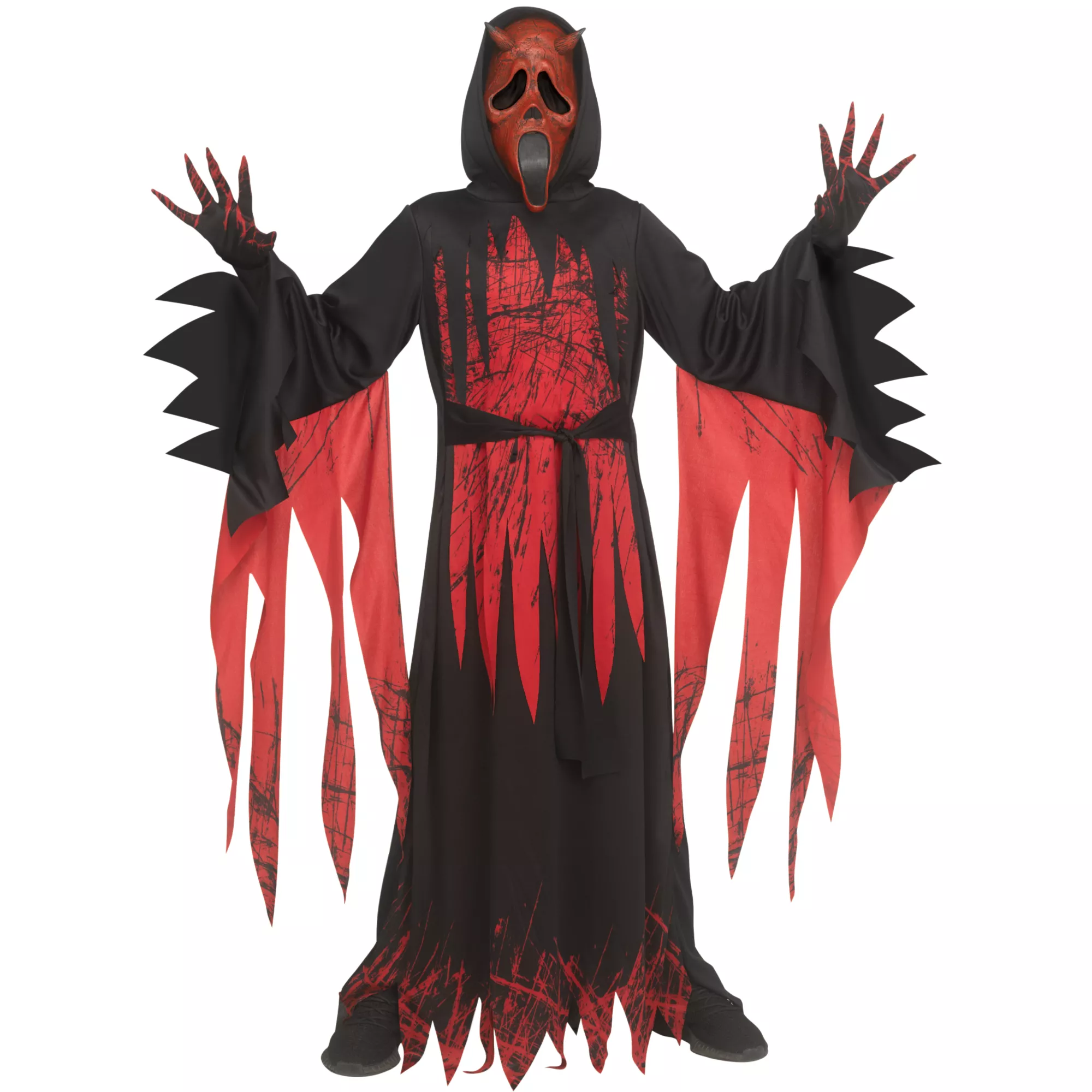 Kids Ghost Face Aged Devil Costume at Spencer's