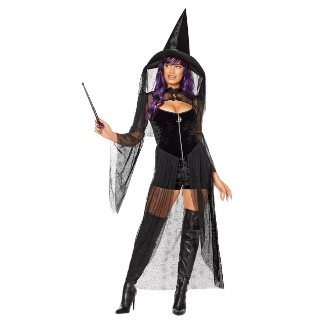 Adult Midnight Hour Witch Costume - Spirithalloween.com