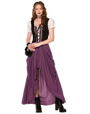 Adult Witch Maiden Dress Costume