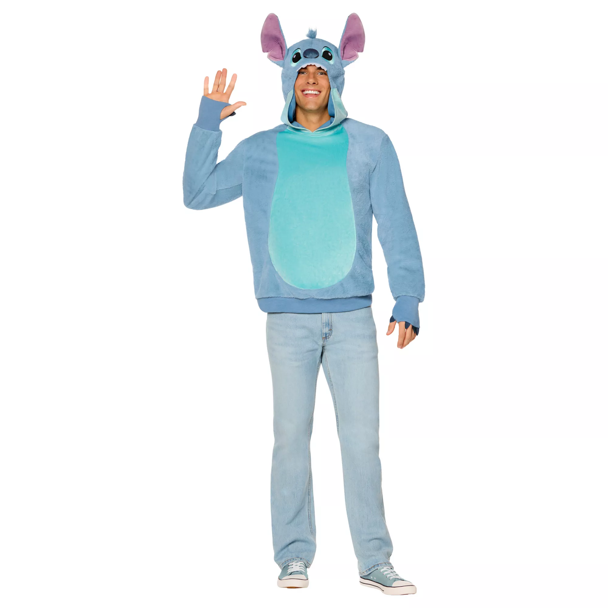 Adult Stitch Hoodie Costume - Lilo & Stitch at Spirit Halloween