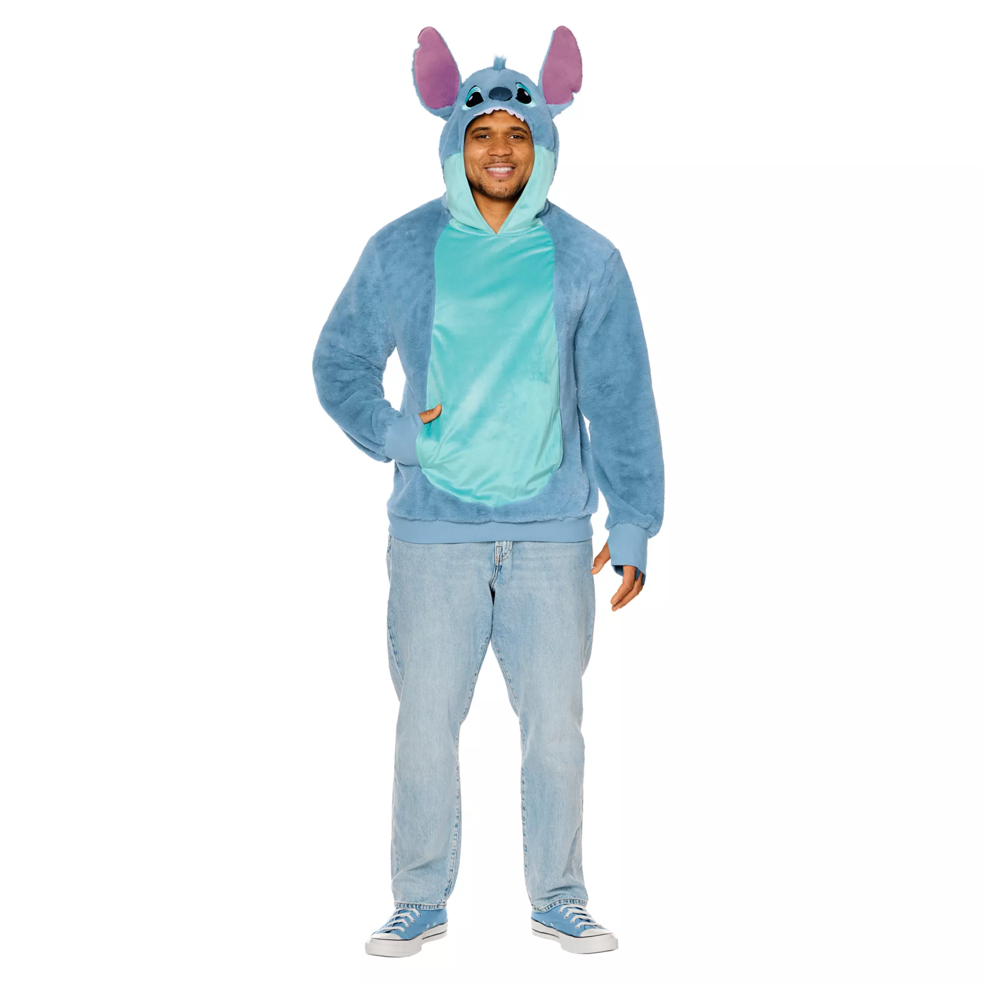 Adult Stitch Hoodie Costume - Lilo & Stitch at Spirit Halloween
