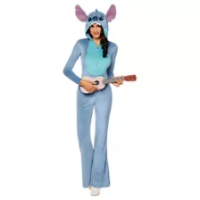 Adult Stitch Flare Jumpsuit - Lilo & Stitch at Spirit Halloween