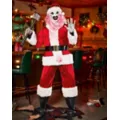 6 Ft 3 In Art the Clown Santa Claus Animatronic – Terrifier 3 at Spirit Halloween