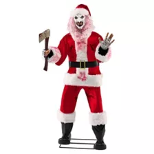 6 Ft 3 In Art the Clown Santa Claus Animatronic – Terrifier 3 at Spirit Halloween