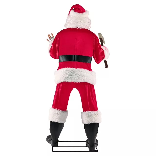 6 Ft 3 In Art the Clown Santa Claus Animatronic – Terrifier 3 at Spirit Halloween