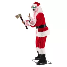 6 Ft 3 In Art the Clown Santa Claus Animatronic – Terrifier 3 at Spirit Halloween