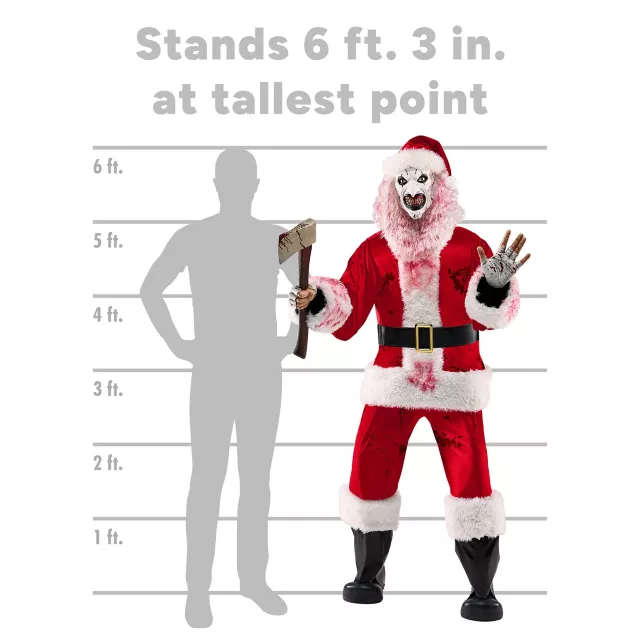 6 Ft 3 In Art the Clown Santa Claus Animatronic – Terrifier 3 at Spirit Halloween