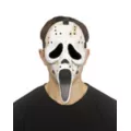 Kids Ghost Face Hockey Half Mask at Spirit Halloween