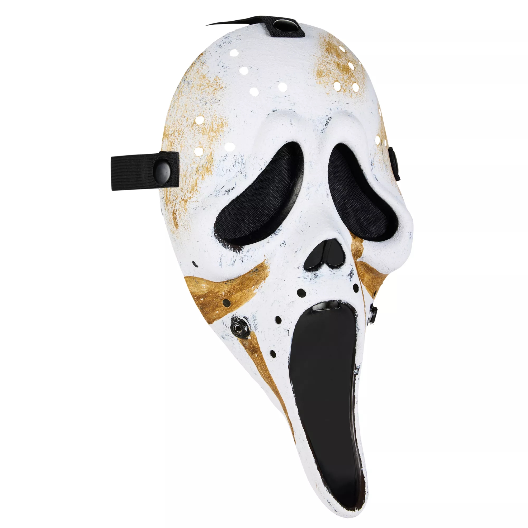 Kids Ghost Face Hockey Half Mask at Spirit Halloween