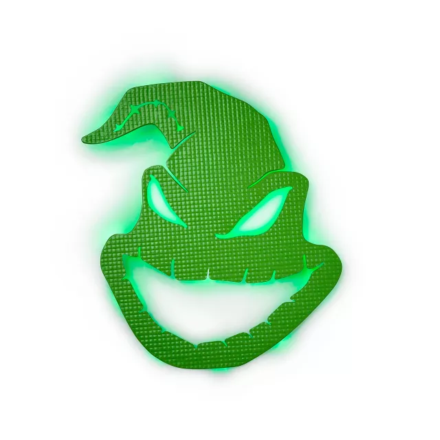 Oogie Boogie LED Light-Up Sign - The Nightmare Before Christmas at Spirit Halloween