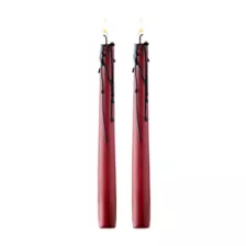 Enchant Red And Black Drip Taper Candles - 2 Pack at Spirit Halloween