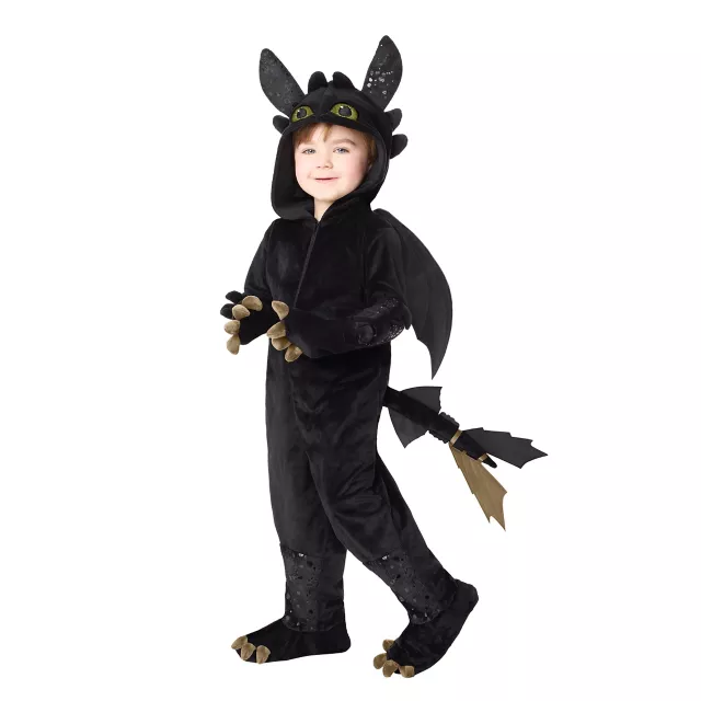 Toddler Toothless Jumpsuit Costume - How to Train Your Dragon at Spirit Halloween