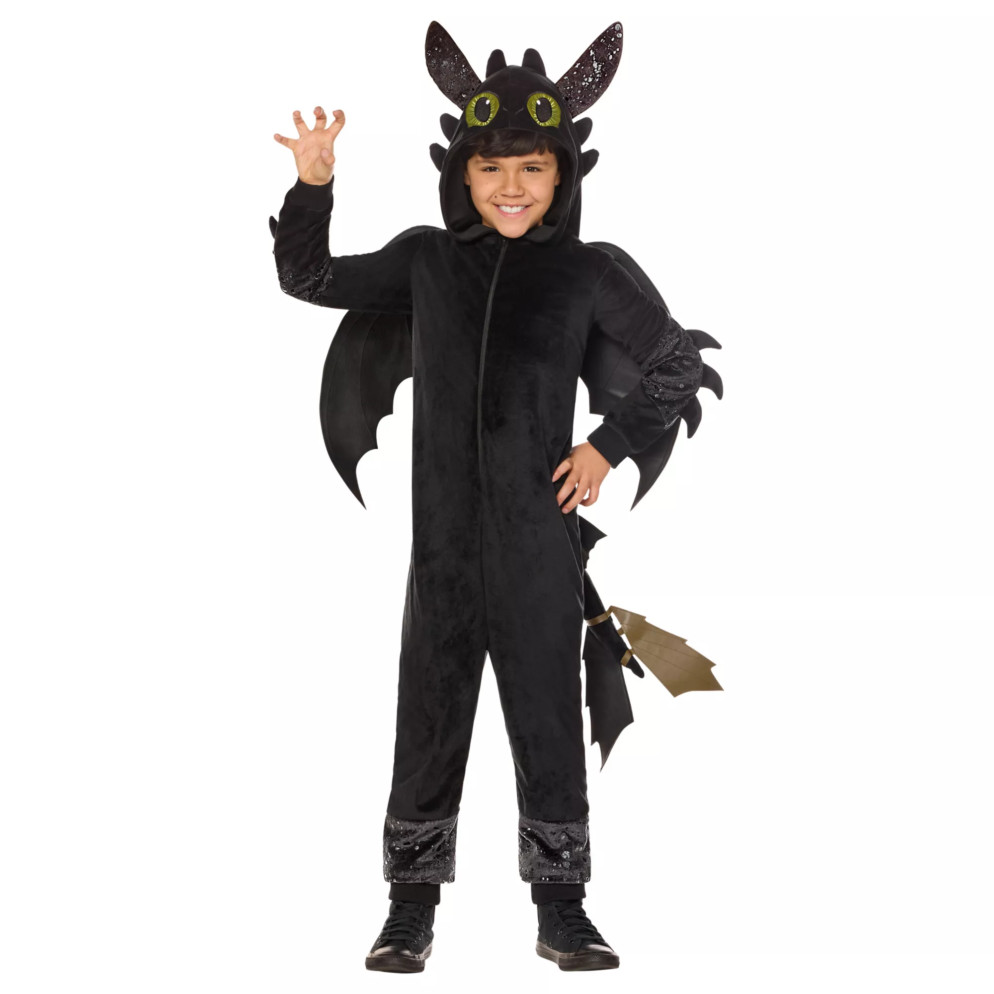 Kids Toothless Jumpsuit Costume - How to Train Your Dragon Live Action at Spirit Halloween