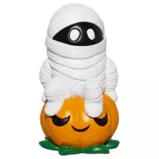 Pumpkin Mummy Tabletop Statue at Spirit Halloween