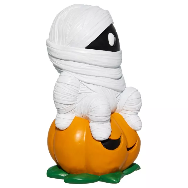 Pumpkin Mummy Tabletop Statue at Spirit Halloween