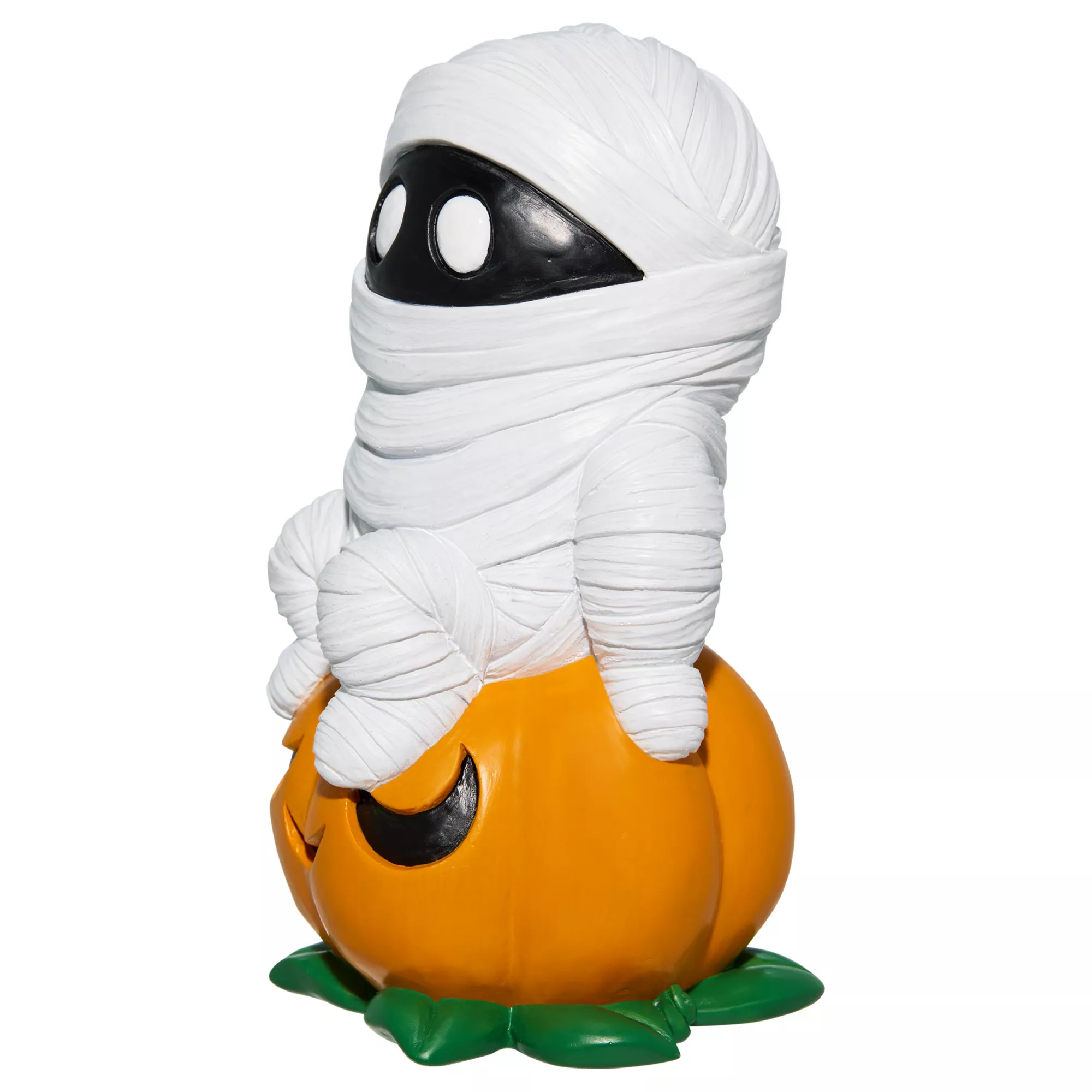 Pumpkin Mummy Tabletop Statue at Spirit Halloween