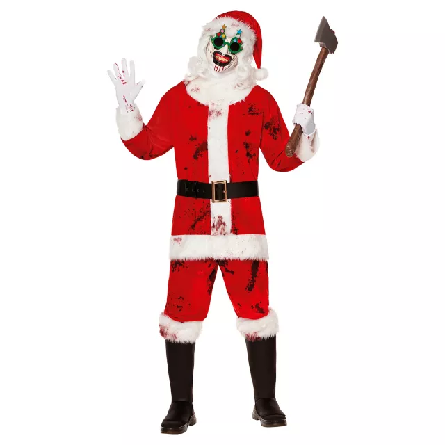 Adult Art the Clown Santa Costume - Terrifier at Spirit Halloween