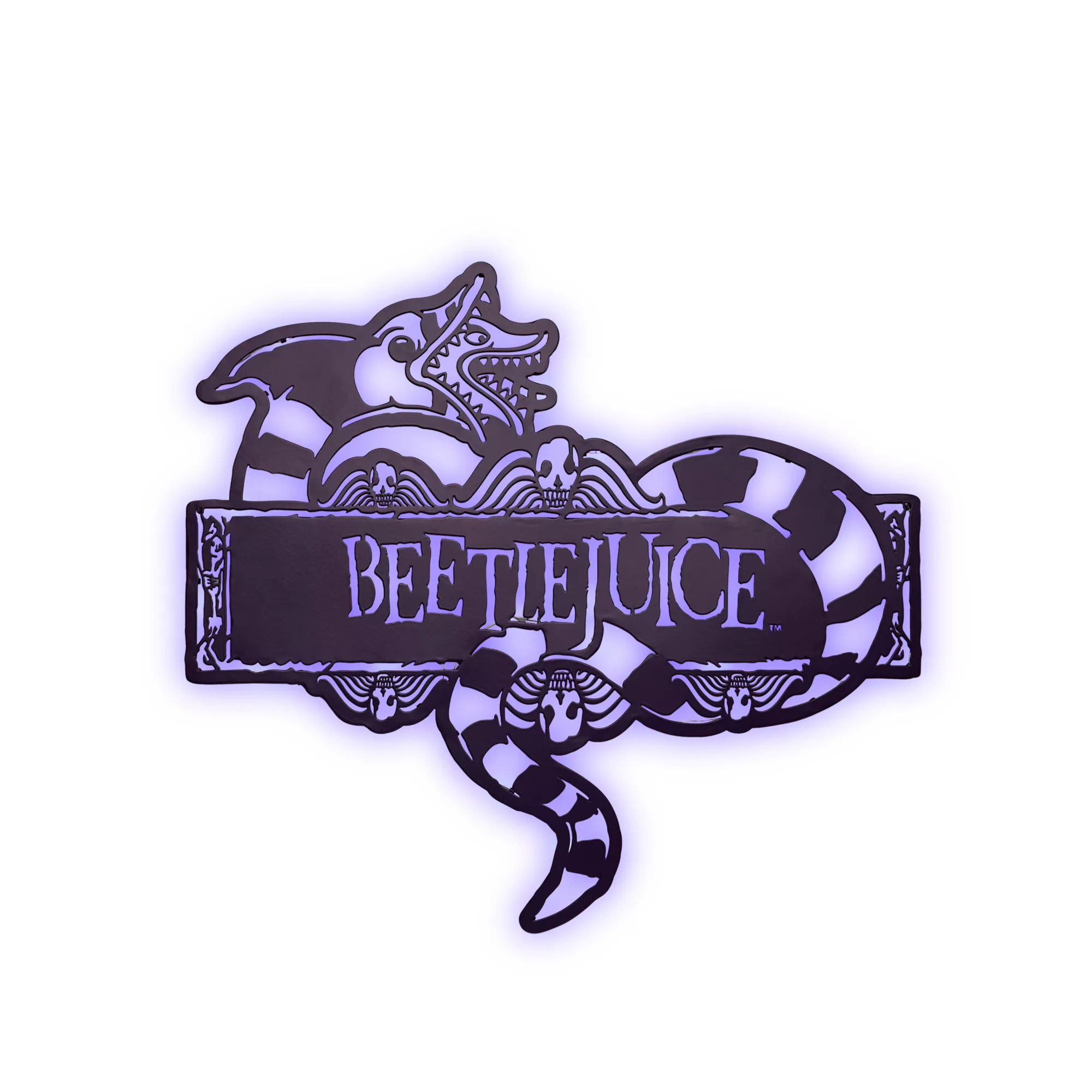 Beetlejuice Sandworm LED Light-Up Sign at Spirit Halloween