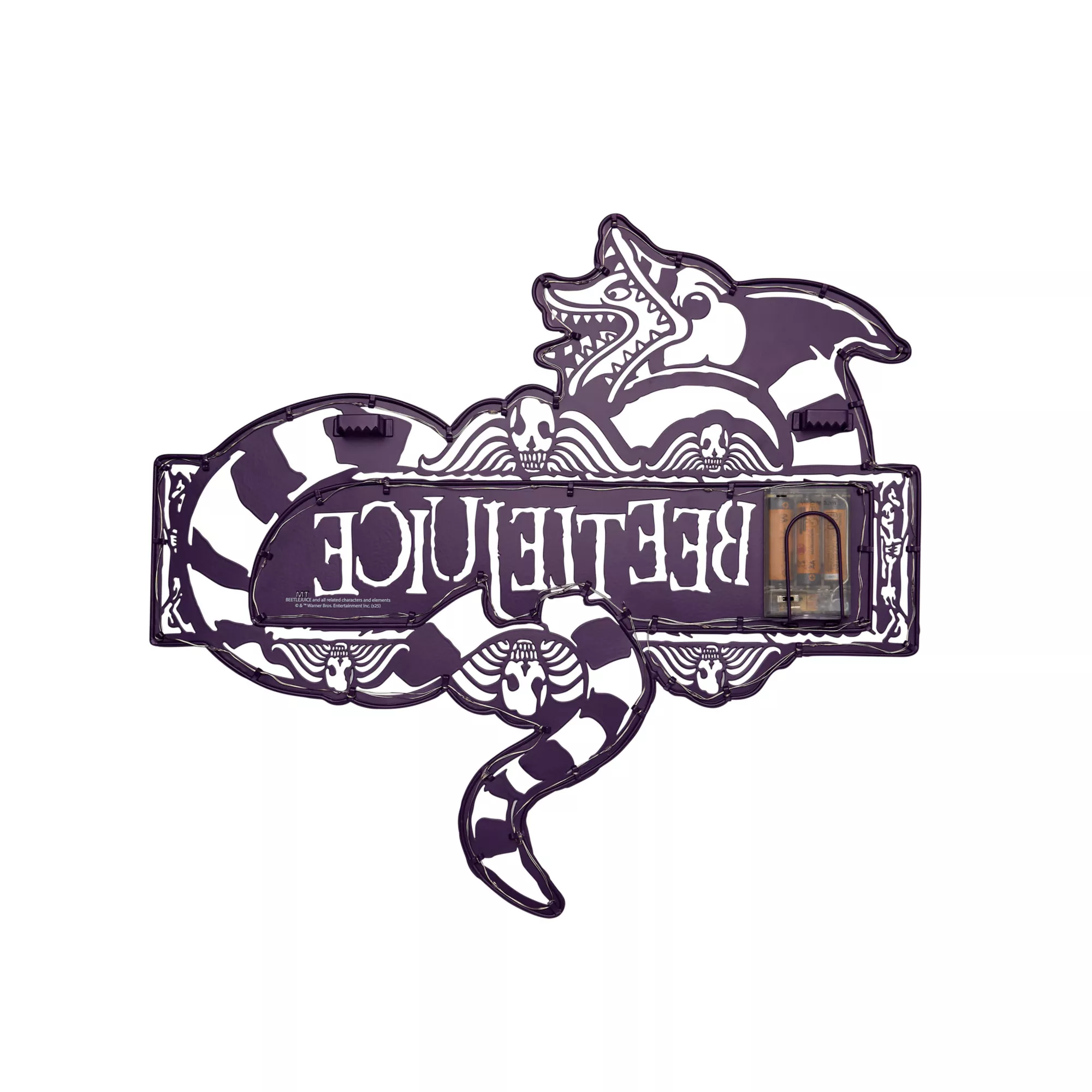 Beetlejuice Sandworm LED Light-Up Sign at Spirit Halloween