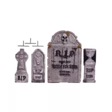 Multi-Pack Tombstone Decorations -  4 Pack at Spencer's
