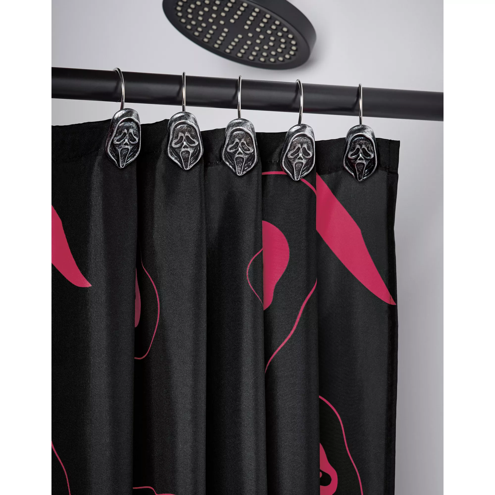 Ghostface Shower Curtain Hooks at Spirit Halloween