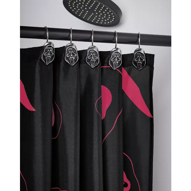 Ghostface Shower Curtain Hooks at Spirit Halloween