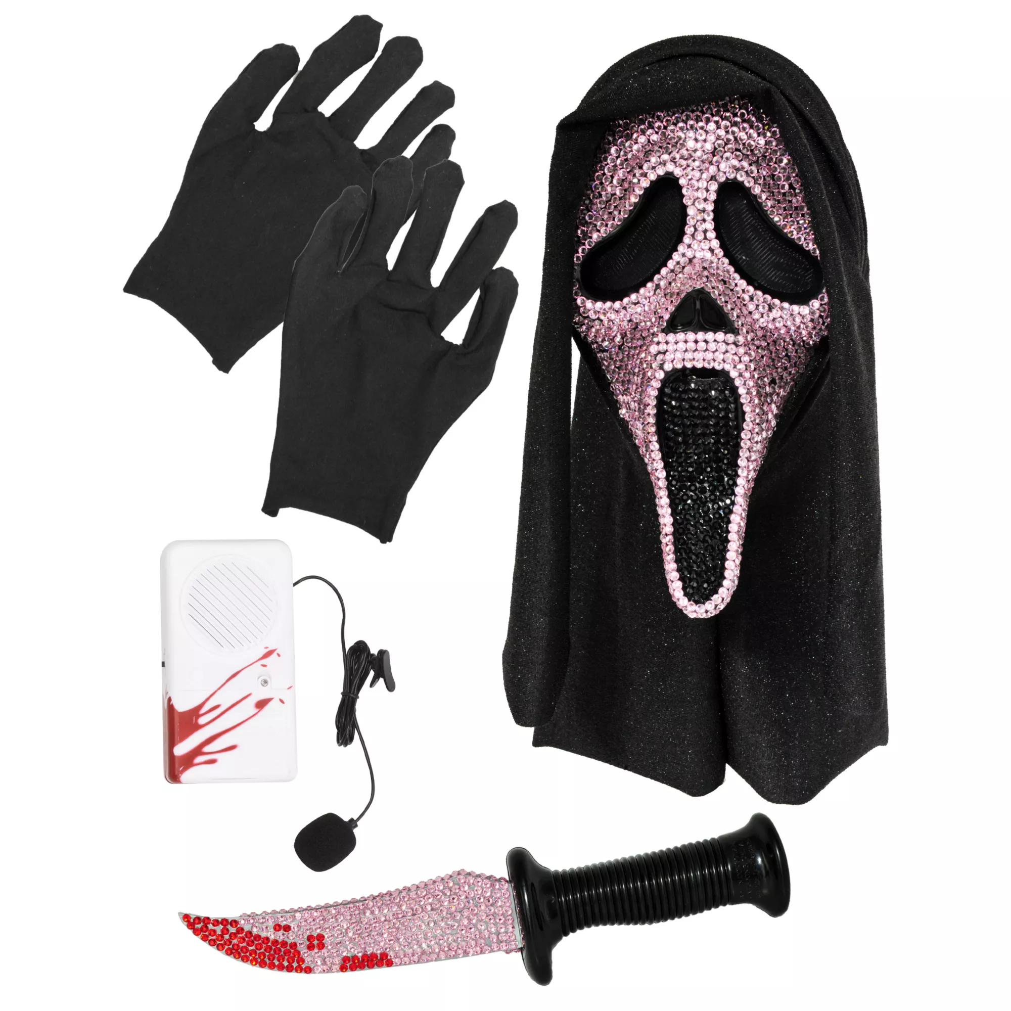 Ghost Face Pink Bling Costume Kit at Spirit Halloween