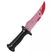Ghost Face Pink Bling Knife at Spirit Halloween