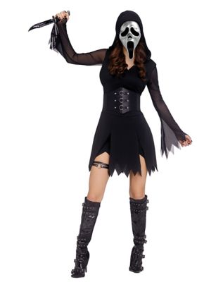 Adult Gothic Ghost Face Dress Costume