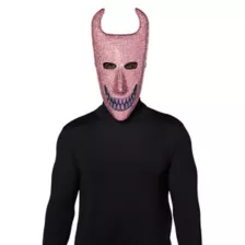 Bling Lock Pink Rhinestone Half Mask -  The Nightmare Before Christmas at Spencer's