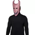 Bling Lock Pink Rhinestone Half Mask -  The Nightmare Before Christmas at Spencer's