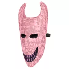 Bling Lock Pink Rhinestone Half Mask -  The Nightmare Before Christmas at Spencer's
