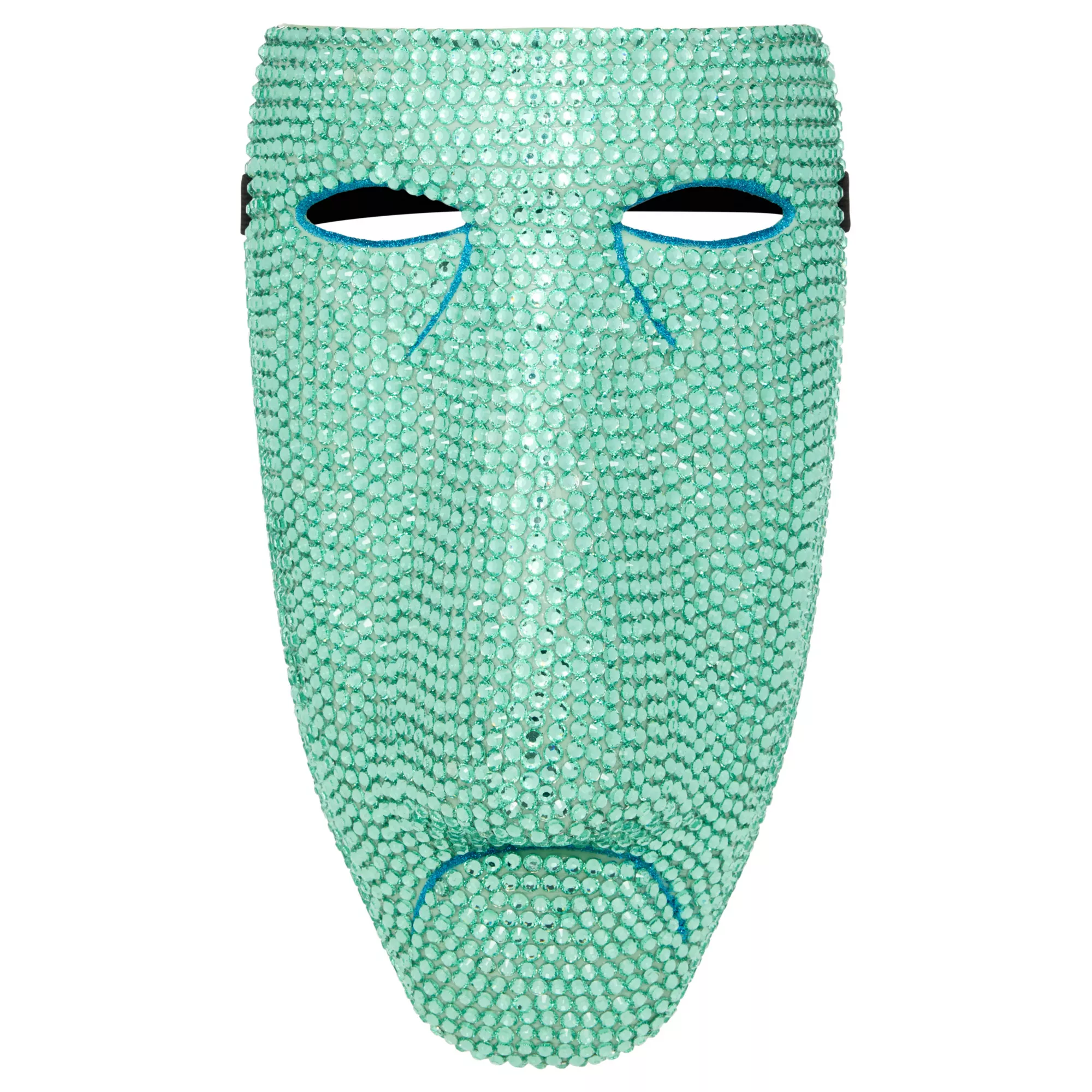 Bling Shock Green Rhinestone Half Mask -  The Nightmare Before Christmas at Spencer's