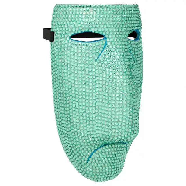 Bling Shock Green Rhinestone Half Mask -  The Nightmare Before Christmas at Spencer's