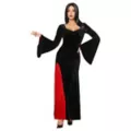 Adult Morticia Addams Dress Costume -  Wednesday at Spencer's