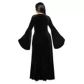 Adult Morticia Addams Dress Costume -  Wednesday at Spencer's