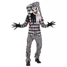 Adult Bloody Jester Costume at Spirit Halloween