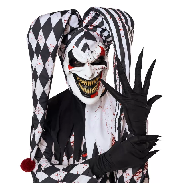 Adult Bloody Jester Costume at Spirit Halloween