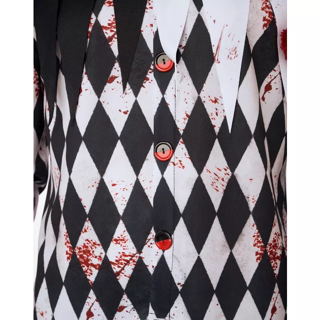 Adult Bloody Jester Costume at Spirit Halloween