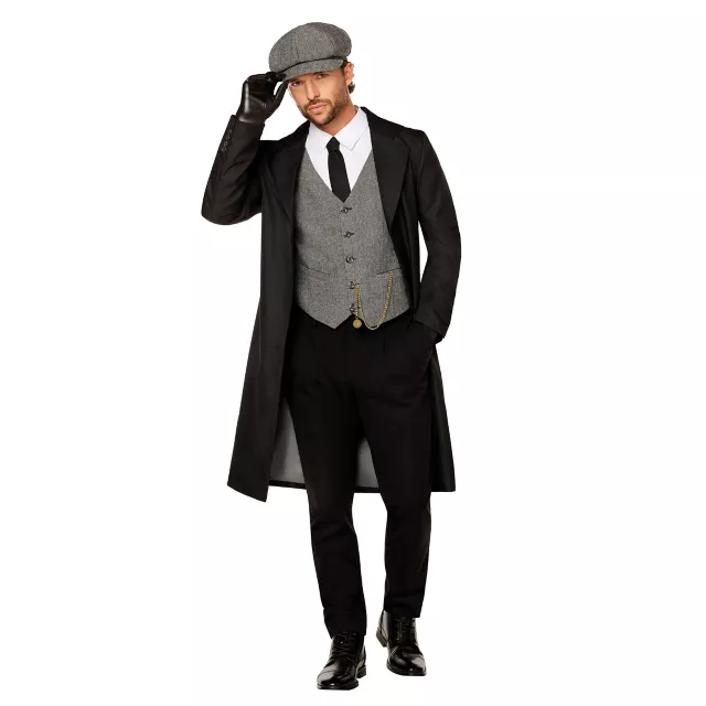 Halloween Costume 20s Male Costume Adult Dapper Gangster Costume