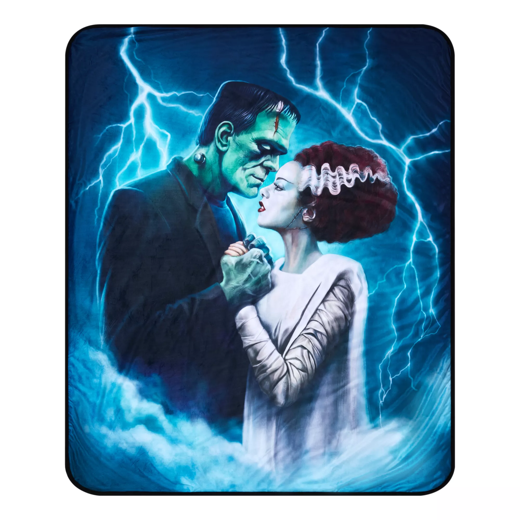 Bride and Frankenstein Fleece Blanket - Universal Monsters at Spirit Halloween