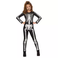 Kids Skeleton Jumpsuit Costume at Spencer's